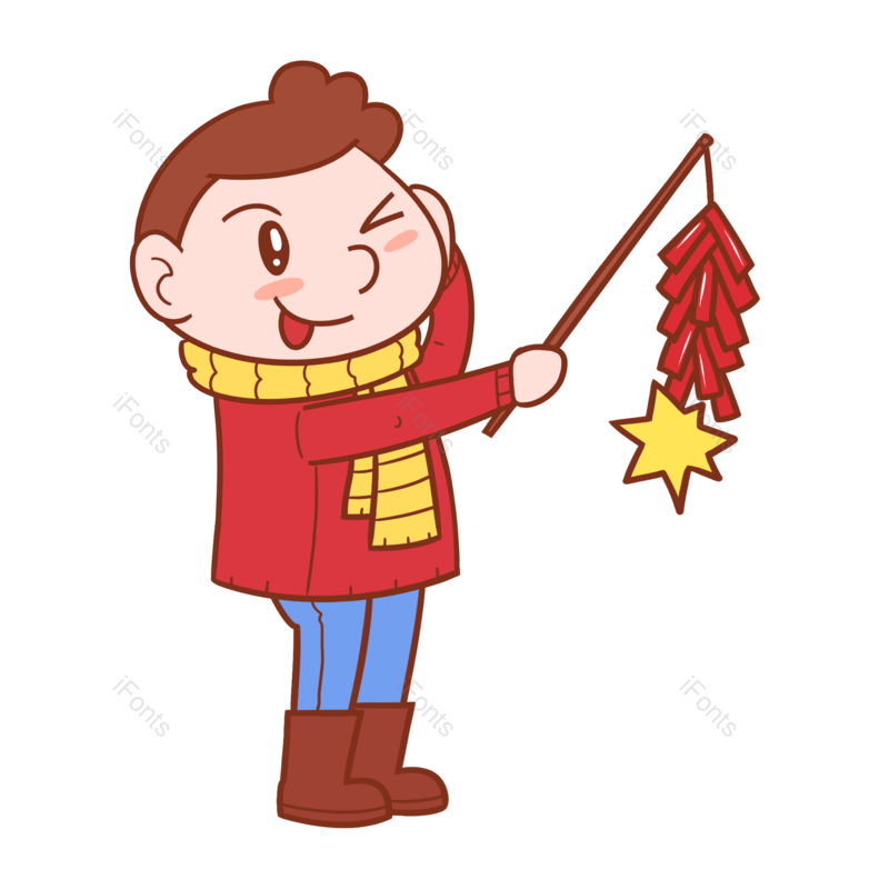 节日图片,卡通元素,春节PNG,儿童免抠素材